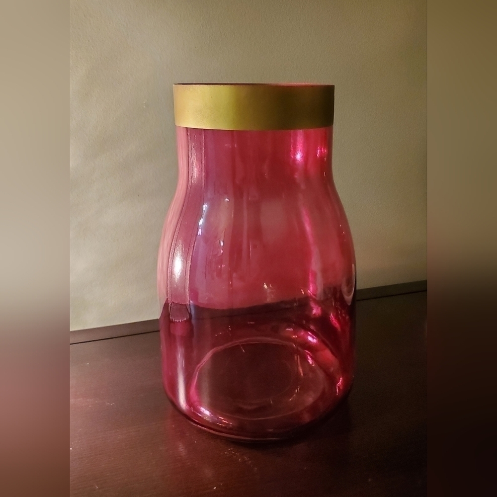 Pink & Gold Vase